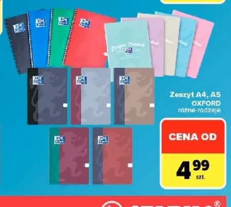 Zeszyt A5 Oxford +1 wariant