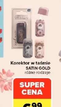 Korektor w taśmie Satin Gold Interdruk