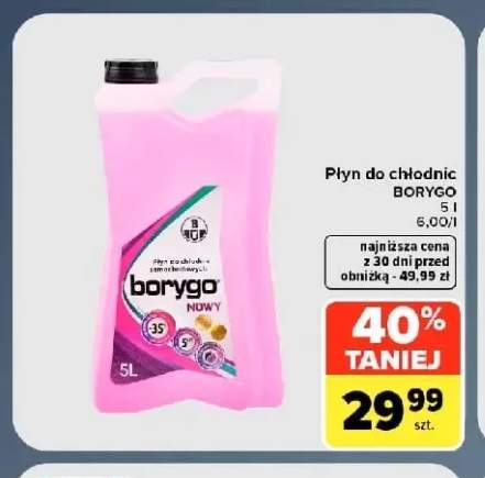 Płyn do chłodnic Borygo
