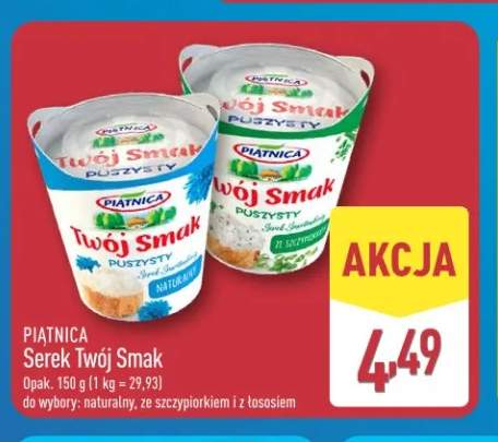 Serek Twój Smak puszysty naturalny Piątnica +2 warianty