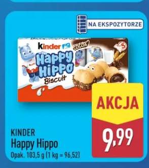 Wafle Kinder Happy Hippo Biscuit Cocoa