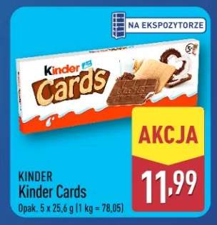 Ciastka Kinder Cards 5-pak