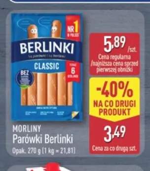 Parówki Berlinki Morliny