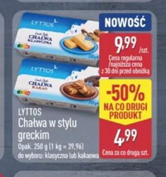 Chałwa w stylu greckim klasyczna Lyttos +1 wariant