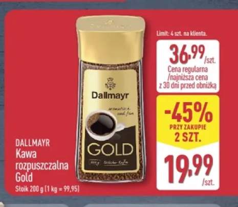 Kawa rozpuszczalna Gold Dallmayr