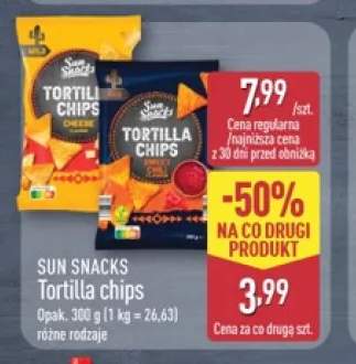 Tortilla chips Sun Snacks