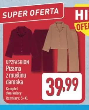 Piżama z muślinu damska UP2FASHION