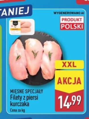 Filety z piersi kurczaka Mięsne Specjały