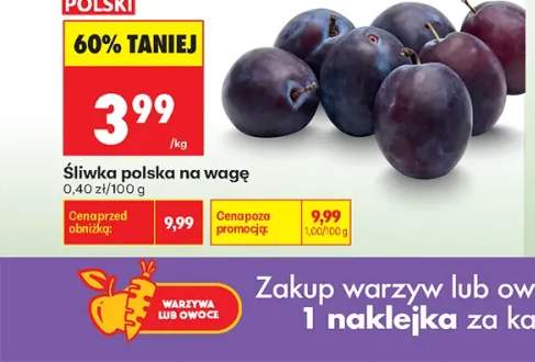 Śliwka polska na wagę