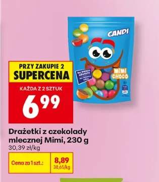 Drażetki z czekolady mlecznej Mimi