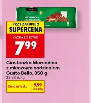 Ciasteczka Merendina z mlecznym nadzieniem Gusto Bello