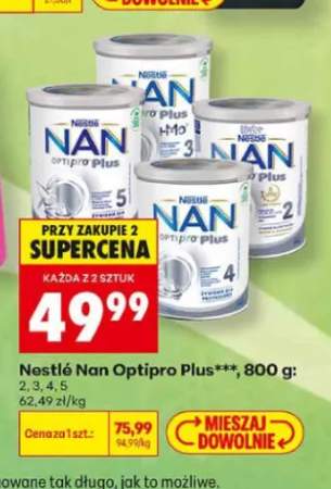 Mleko modyfikowane Nestlé NAN Optipro Plus 2
