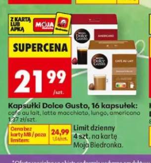 Kawa w kapsułkach Nescafé Dolce Gusto Cafe Au Lait 16-pak +1 wariant