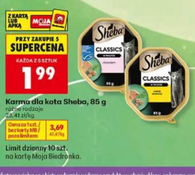 Karma dla kota Sheba Classics w terynie z łososiem