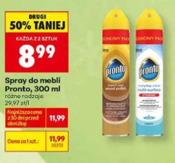 Spray do mebli Pronto Expert Care Wood Polish