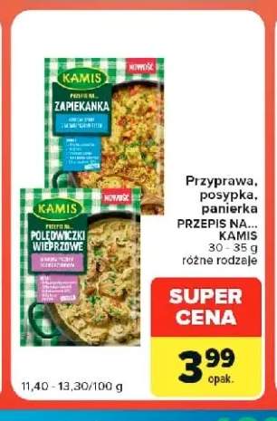 Przyprawa Przepis na... zapiekanka kurczak gyros Kamis +1 wariant
