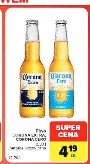 Piwo Corona Extra +1 wariant