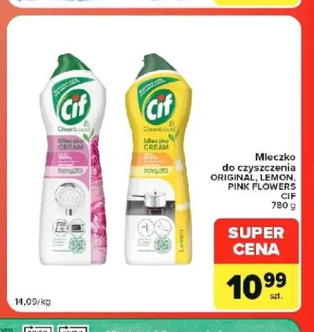 Mleczko do czyszczenia Original Cif +2 warianty
