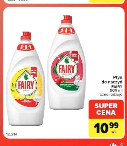 Płyn do naczyń Fairy Cytryna +1 wariant