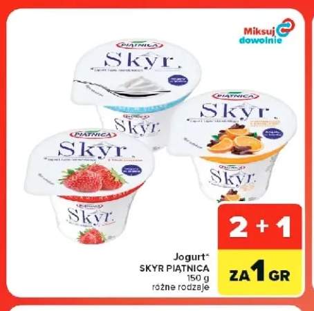 Jogurt Skyr naturalny Piątnica +4 warianty