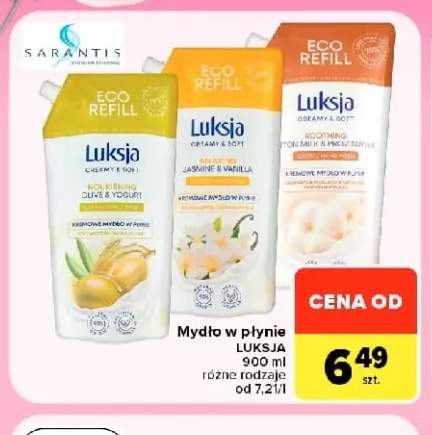 Mydło w płynie Luksja oliwka i jogurt +2 warianty