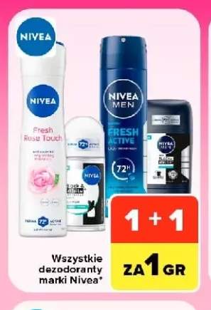 Dezodoranty marki Nivea +4 warianty