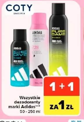 Dezodoranty marki Adidas +3 warianty