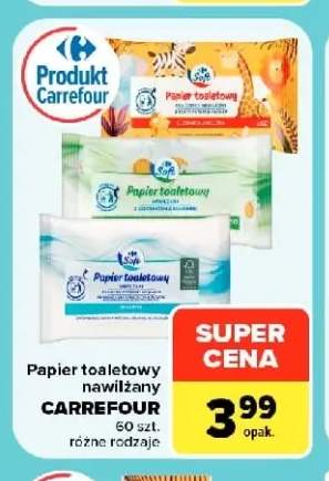 Papier toaletowy nawilżany Carrefour