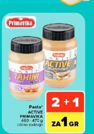 Pasta sezamowa Tahini jasne Primavika Active +1 wariant