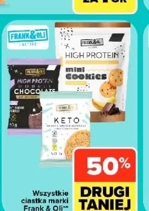 Ciastko Frank & Oli Active High Protein Double Chocolate +1 wariant