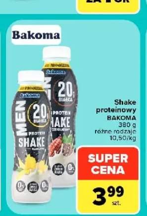 Shake proteinowy waniliowy Bakoma Men +1 wariant