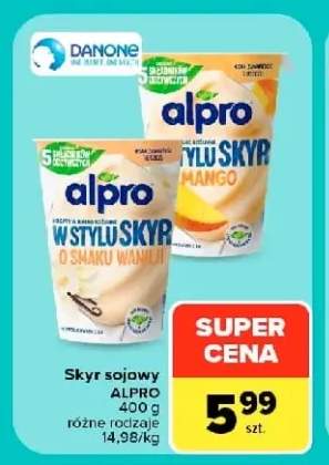 Skyr sojowy w stylu Skyr o smaku wanilii Alpro +1 wariant