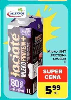 Mleko UHT Protein+ bez laktozy Łaciate