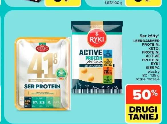 Ser żółty w plastrach Sierpc Protein