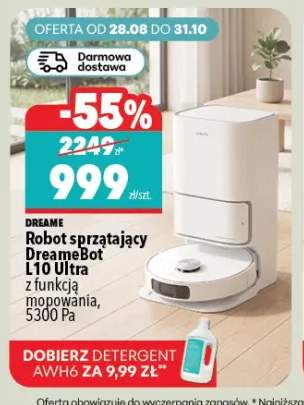 Robot sprzątający DreameBot L10 Ultra z funkcją mopowania Dreame