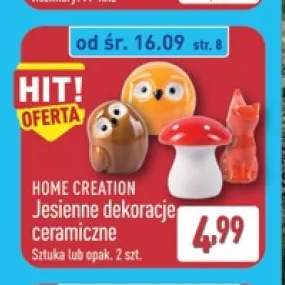Jesienne dekoracje ceramiczne Home Creation
