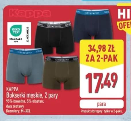 Bokserki męskie 2-pak Kappa