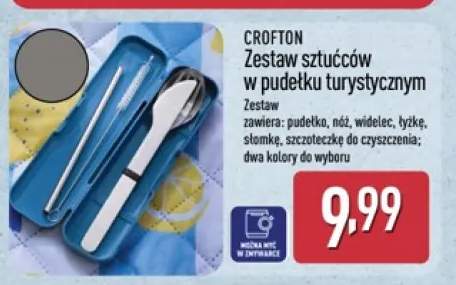 Zestaw sztućców w pudełku turystycznym Crofton