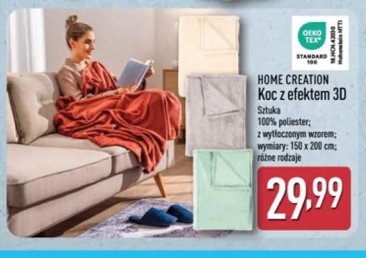 Koc z efektem 3D 150x200 cm Home Creation