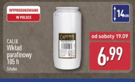 Wkład parafinowy 105h Calix