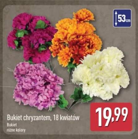 Bukiet chryzantem 18 kwiatów