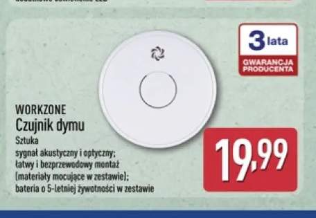 Czujnik dymu Workzone