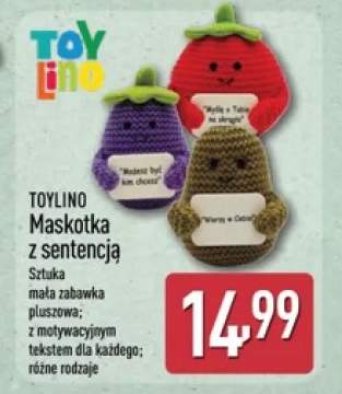 Maskotka z sentencją Toylino