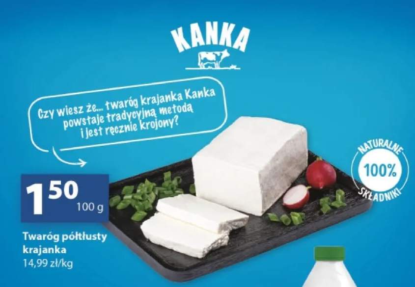 Twaróg półtłusty krajanka Kanka
