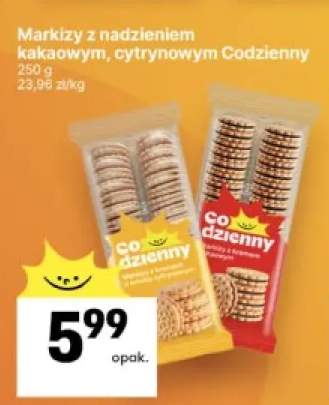Markizy z nadzieniem kakaowym Codzienny +1 wariant
