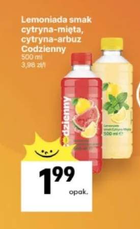 Lemoniada smak cytryna-arbuz Codzienny +1 wariant