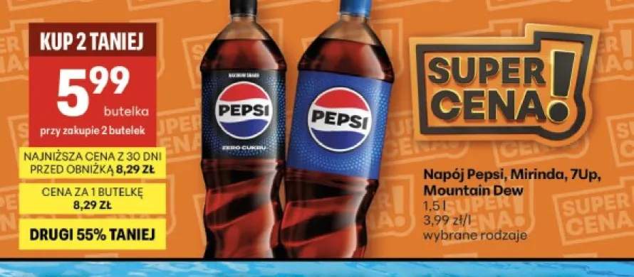 Napój gazowany Pepsi +3 warianty