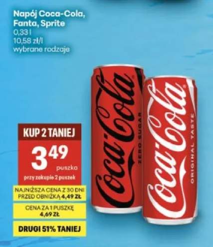 Napój gazowany Coca-Cola +2 warianty
