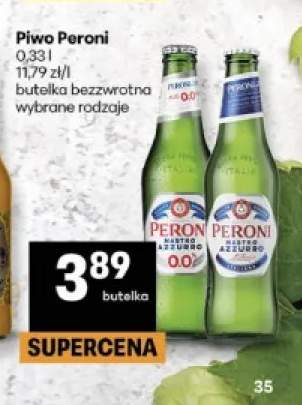 Piwo bezalkoholowe Peroni Nastro Azzurro +1 wariant