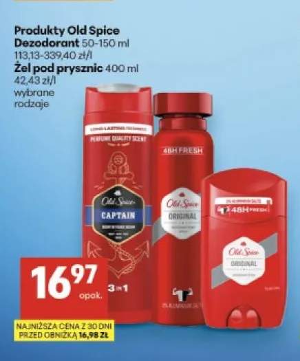 Żel pod prysznic Old Spice +1 wariant